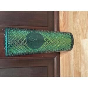 Starbucks Green Textured Tumbler with Logo NO STRAW